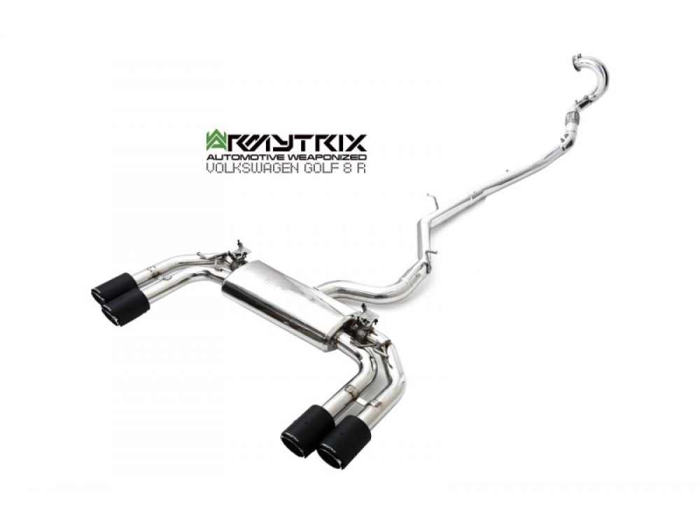 Exhaust Armytrix VW Golf 8/8.5 R Cat-back - VWG8R-QS38C